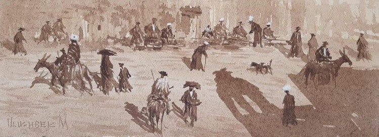Market day in Bukhara
