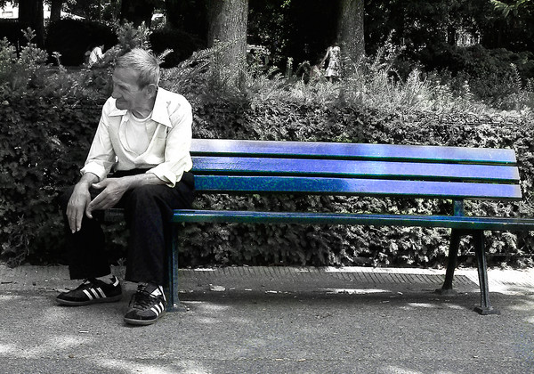 Sittin' on a Blue Bench