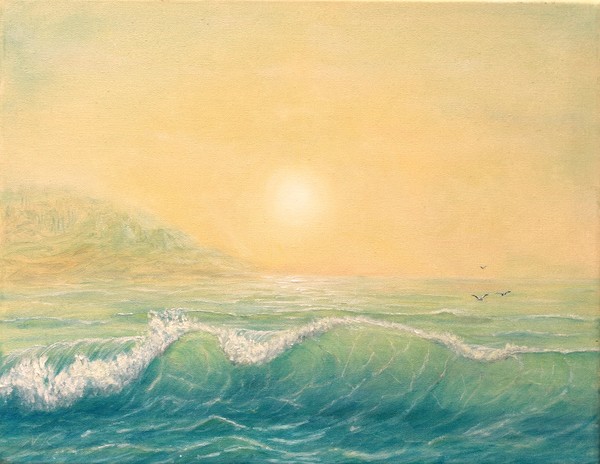 At sunrise ...