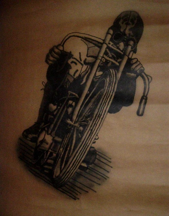 vintage boardtrack racer