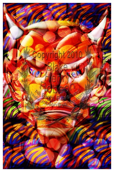 Dealing with the devil collage