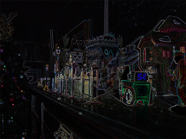 Department 56 Christmas Village Digital Art