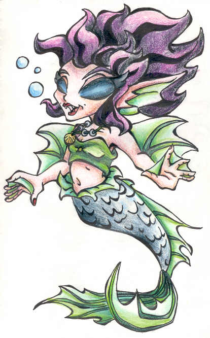 Mermaid child