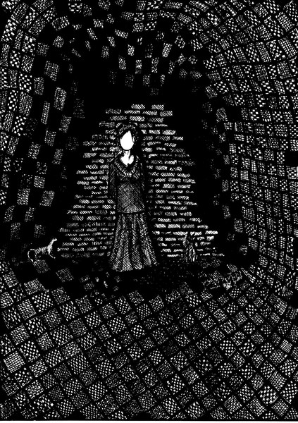Woman without face