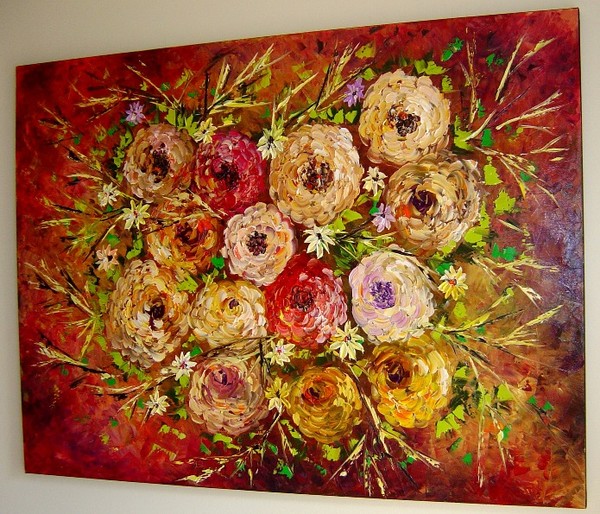 Original oil painting by Eugenia Abramson