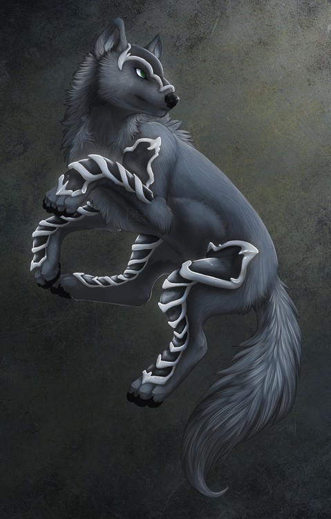 Armored Dire Wolf