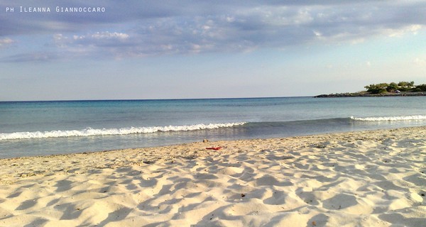 On the beach..