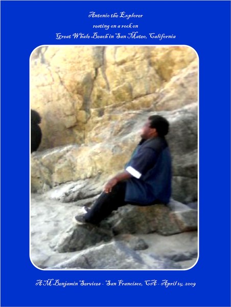 Antonio the Explorer resting at Great Whale Beach.