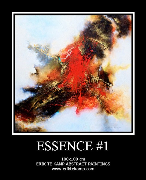 Essence #1  Abstract painting by Erik te Kamp  www.eriktekamp.com