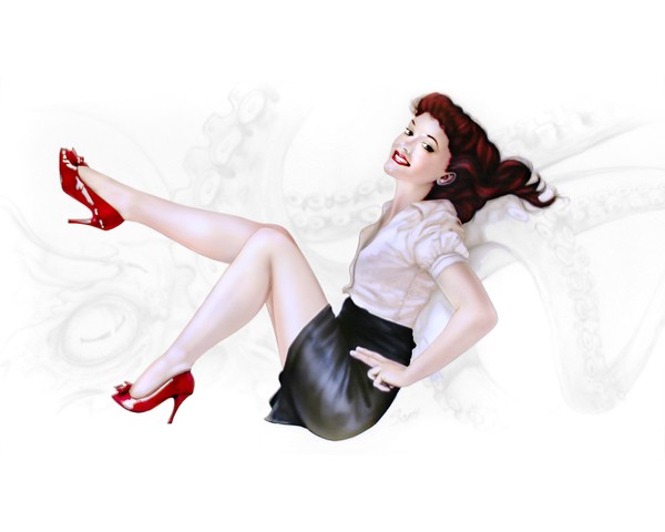 KRAKEN GIRL POSTER 1028