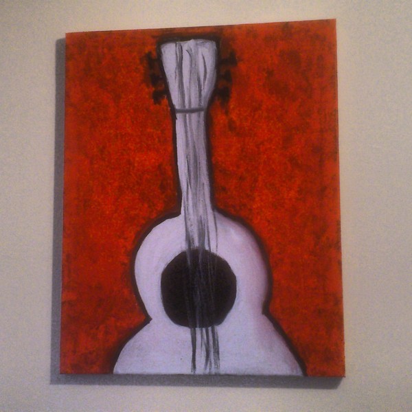 The love of art and music (the guitar)