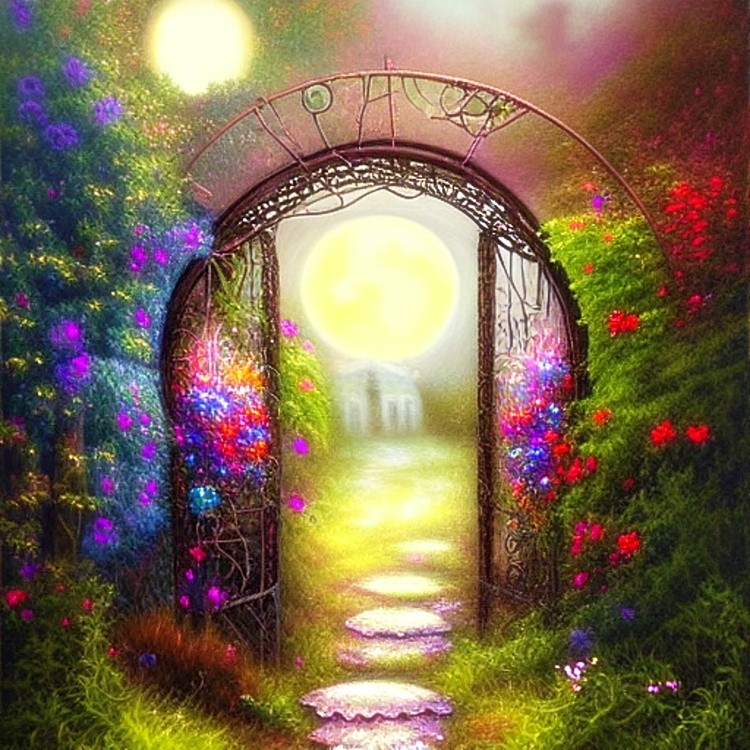 Old garden gate