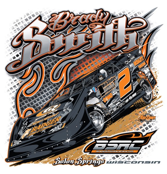 2012 Brady Smith Late Model front