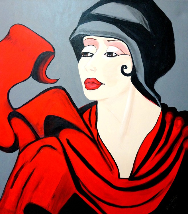 RED SCARF GIRL