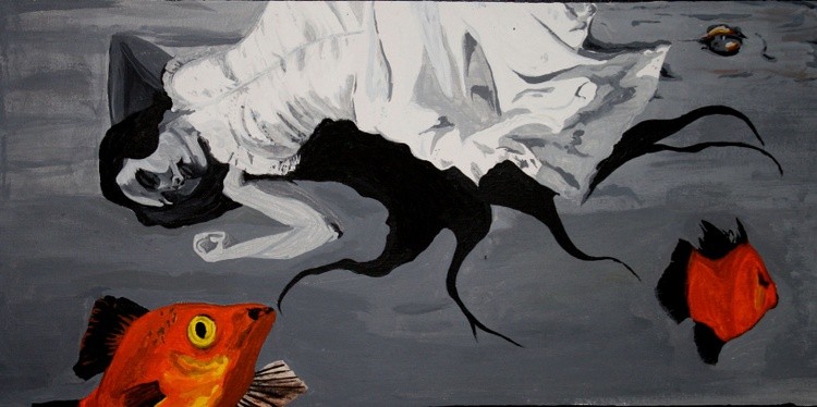 Sleeping with fish