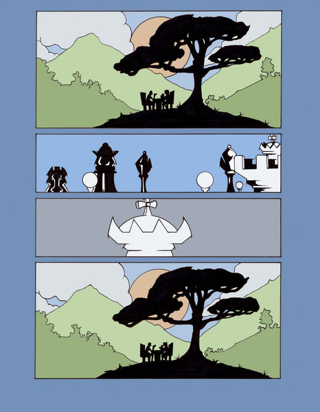 Outlaw Angel 1pg1 flat colors
