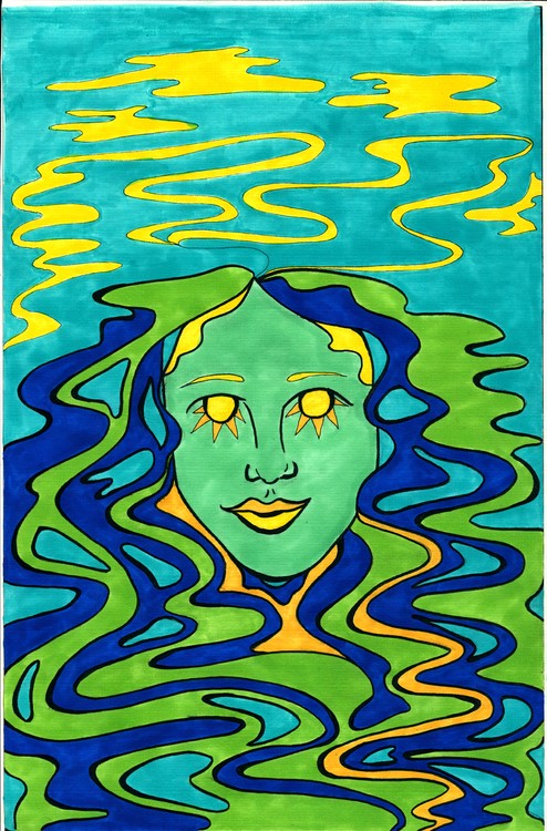Swirl Girl Blue
