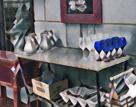 Beside the Café