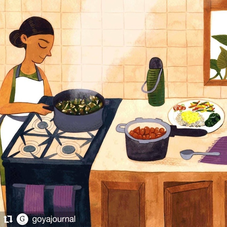 New foodillustration for goyaeatsRepost goyajournal     New 1000Kitchens illustrated by the dreamy s