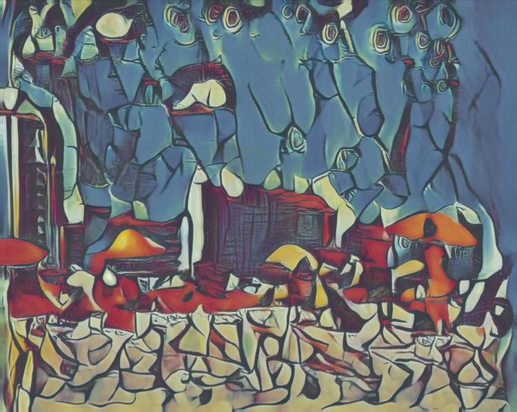 beach scene