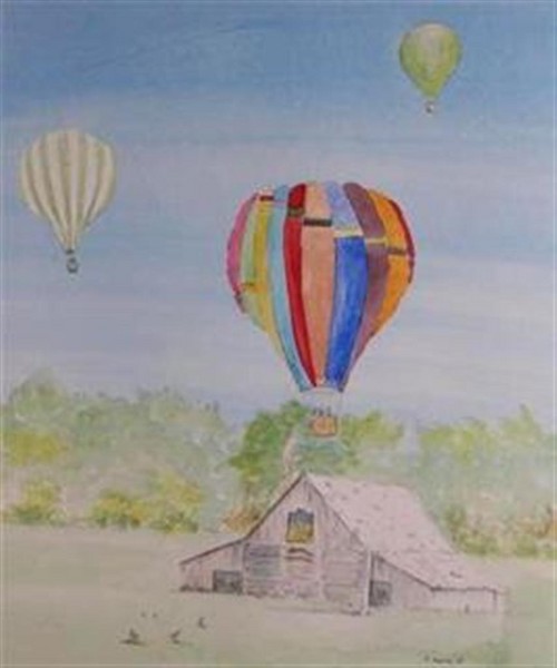 Balloons Over The Barn