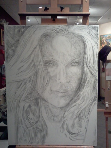 Charcoal Portrait of Susan