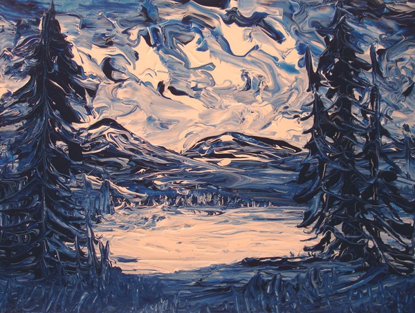 Blue Lake (Spork Art)
