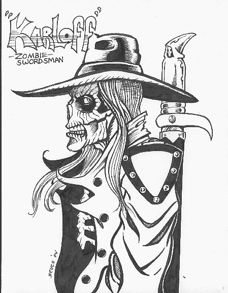 Copyrighted character for comic