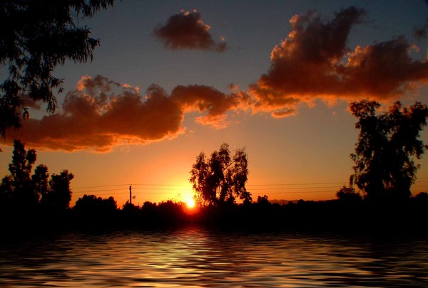 Sunset in the hood