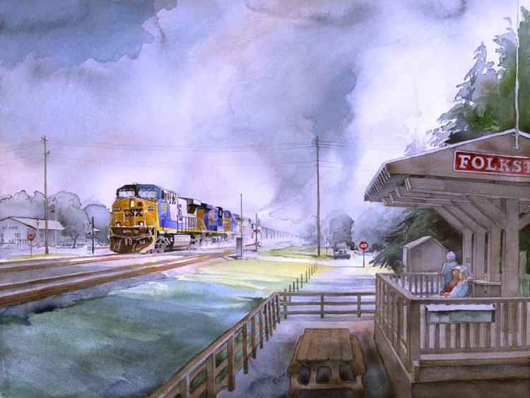 CSX through the Folkston Funnel . Georgia