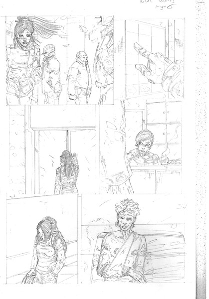 ideal comics page 6 pencil