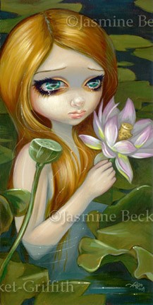 Mermaid Picking Lotus Blossoms