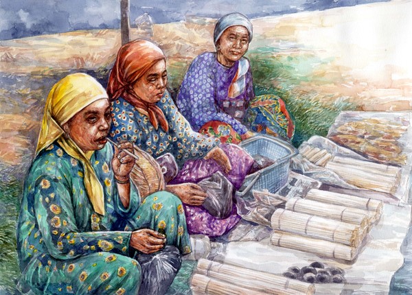 three business women tamparuli Sabah