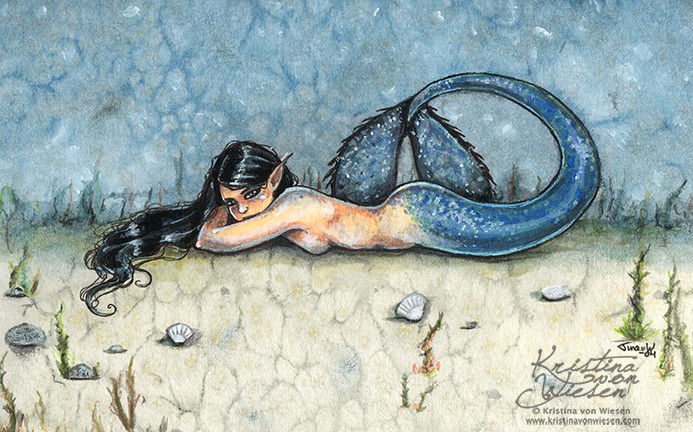 Cute mermaid