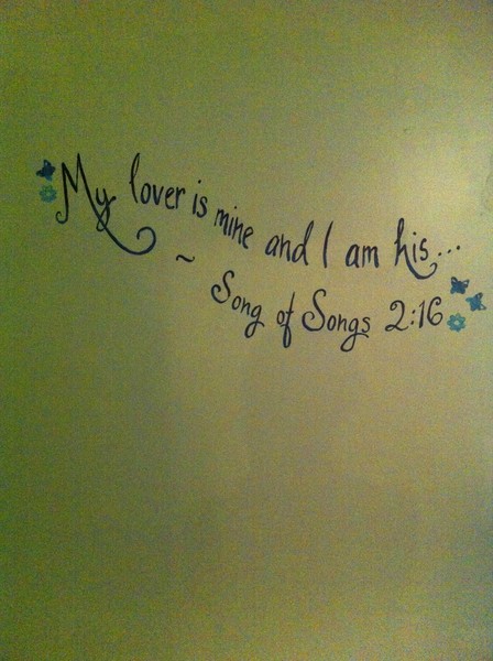 Bedroom scripture