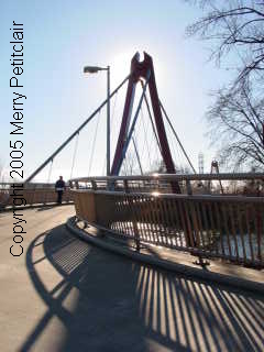 Defazio Bridge in Winter Light