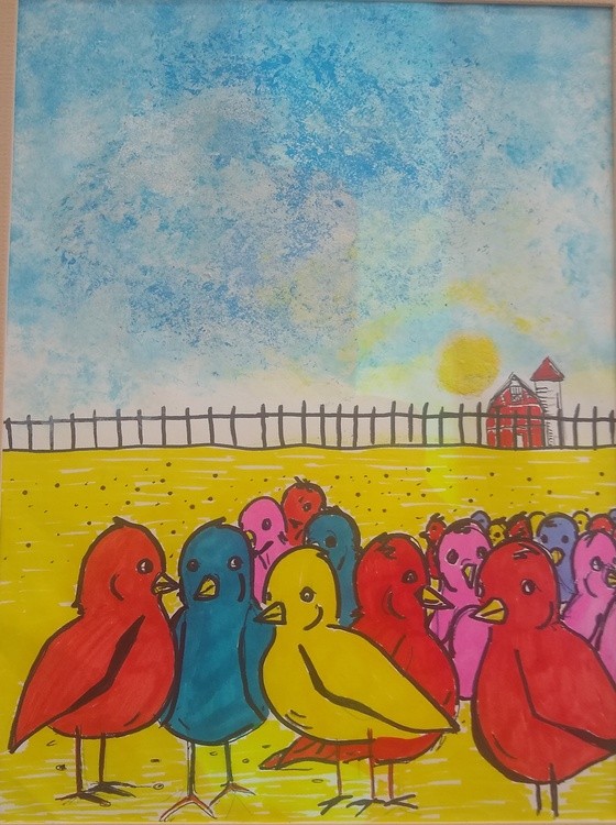 Painted Chicks