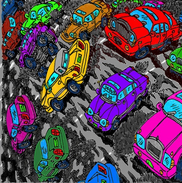 End of Freeway-in color