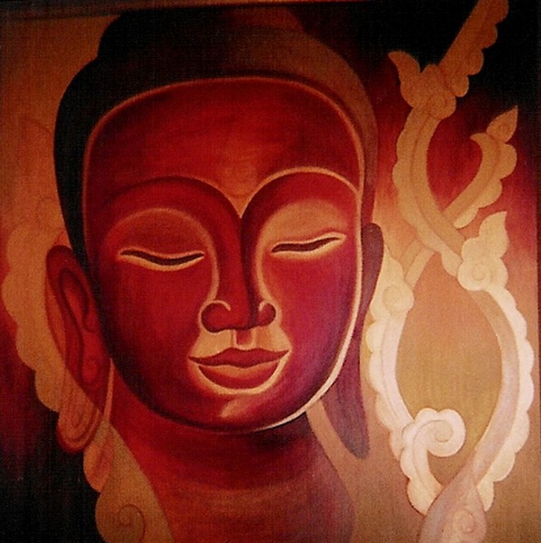 Bronze Buddha Head
