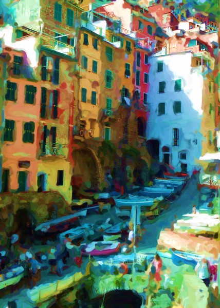 Cinque Terre Painting