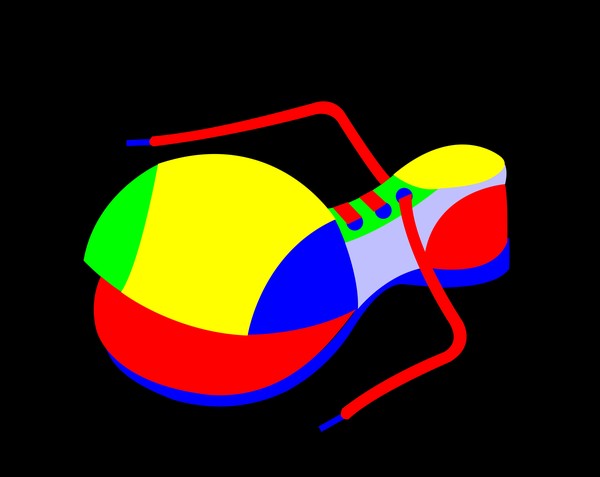 clown shoe light