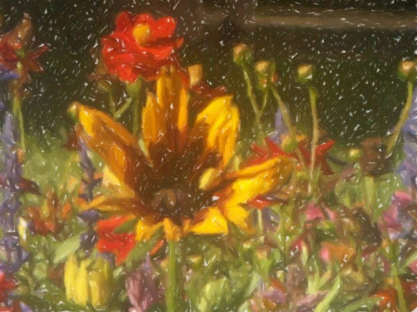 Flowers in Chalk