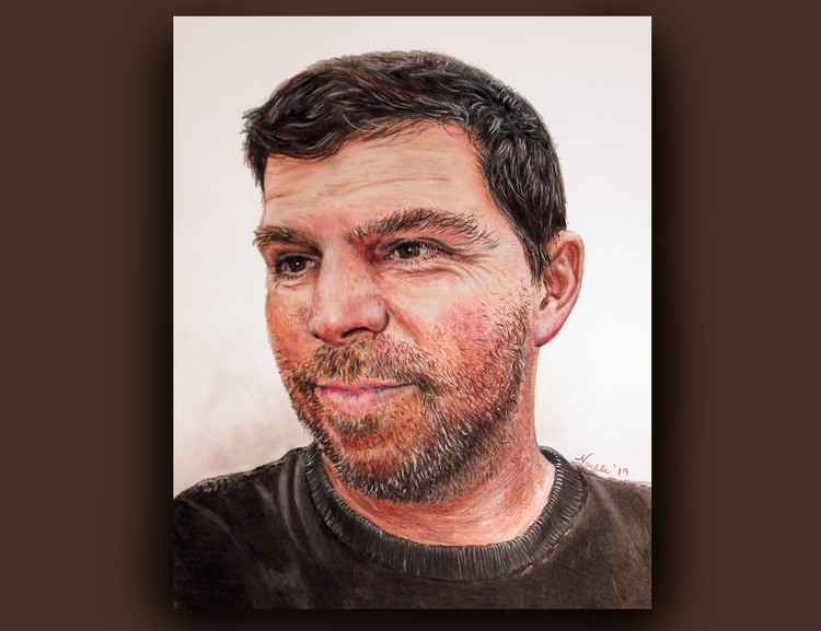 Bruce portrait art