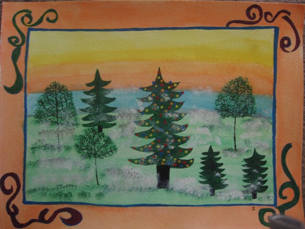 A Polka Dotted Pine Tree in Pipladunka