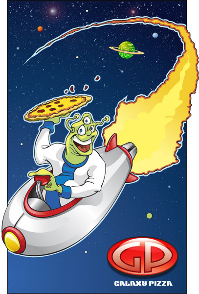 Galaxy pizza