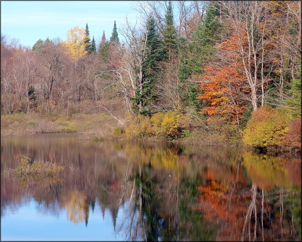 Colorfull Autumn On The Lake