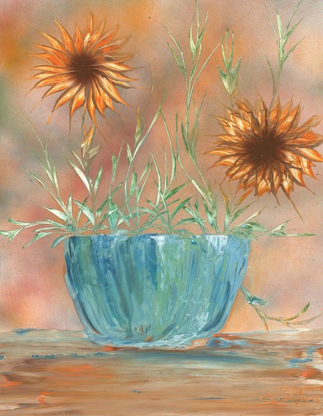 glass bowl flowers