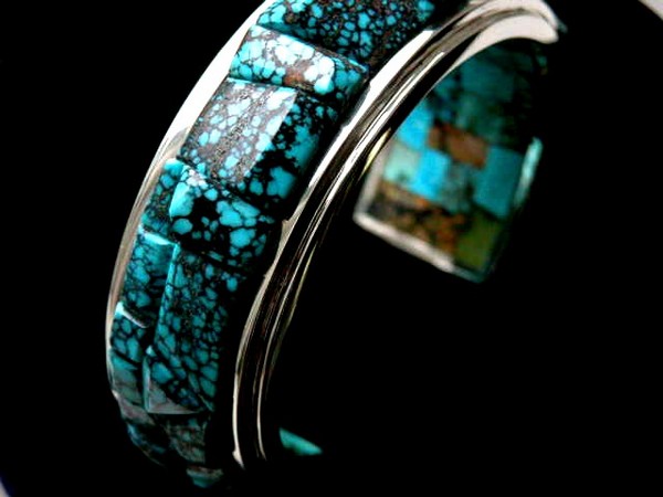 'starry nights' inlay cuff