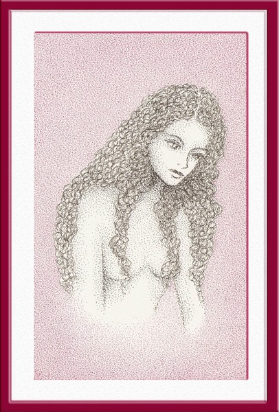 moça do cabelo cacheado