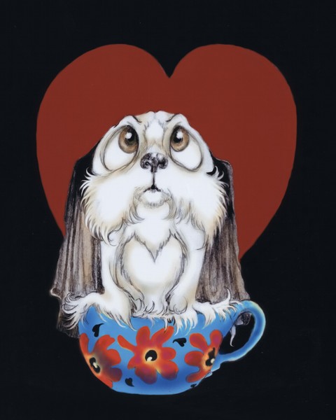Sad PUP in A CUP!